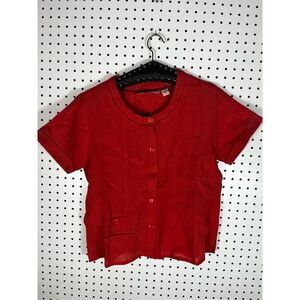 Womans Putumayo linen top size S